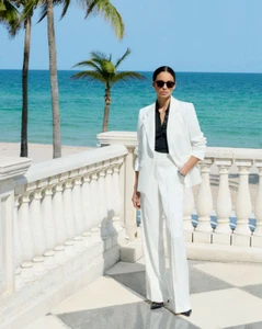 NWT $698 Veronica Beard Battista Dickey Jacket in Ivory - Picture 1 of 7
