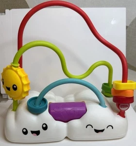 Fisher-Price Jagd Regenbogen Perlenlabyrinth Baby Kleinkind sensorisches Spielzeug Wolken glücklich - Bild 1 von 13