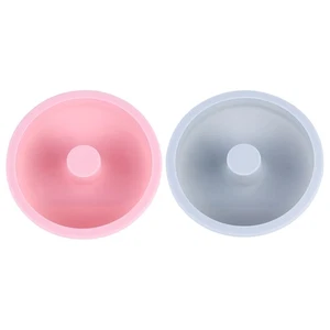 2Pcs Food Grade Silicone Cake Desserts Cartoon Baking Mould 4 inch Donuts Mold - Picture 1 of 12