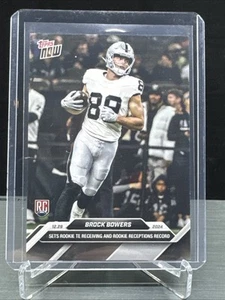 2024 BROCK BOWERS RC - Topps Now #17 /6058 (Rookie)π₯π₯π₯ - Picture 1 of 3