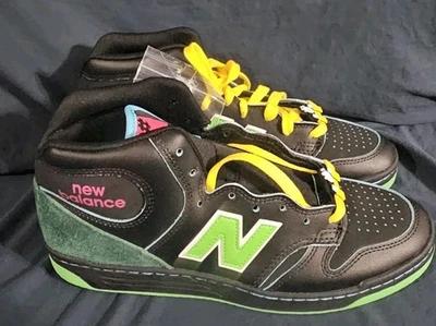 New Balance Natas Kuapas Numeric 480 High Shoes Black Green Men SZ 10 New No Box - Image 1 of 4