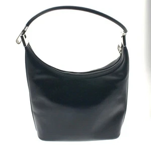 Gucci 0013814 One Shoulder Bag Handbag Leather Black C Recycle Mart-Bz - Picture 1 of 9