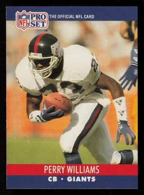 Perry Williams 1990 Pro Set #600 New York Giants - Image 1 of 2