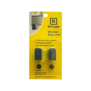 Remsafe Stop Lock Window Restrictor Charcoal - Picture 1 of 6
