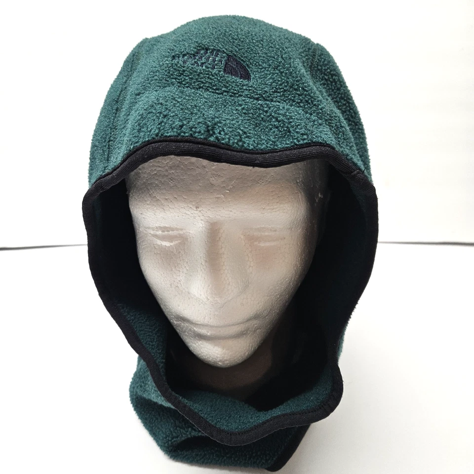 Pasamontañas polar VERDE Polartec The NORTH FACE vintage de los 90 hecho en EE. UU. RARO Foto 1 de 4