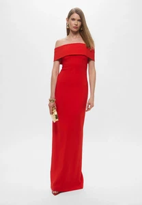 Mango rotes Abend Cocktailkleid Damen Medium Neu mit Etikett - Bild 1 von 3