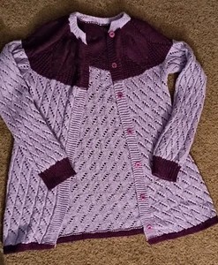 Girl Hand Knitted Sweater 6 - Picture 1 of 1