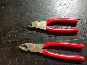 Snap-On 388CF High-Leverage Diagonal Cutter Pliers & 87ACF Diagonal Cutters - Picture 1 of 5