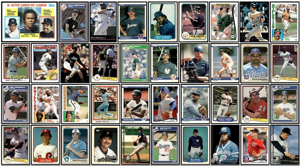 Mixed Lot of 104 Baseball Sports Cards 1979-2017 Cleveland Indians - Image 1 of 3