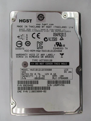 1.2TB 10K SAS 2.5"6G Server Hard Drive compatible HP DL360 DL380 DL385 Gen8 Gen9 - Image 1 of 3