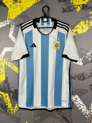 Camisa de futebol Argentina casa 2022 - 2023 Adidas masculina tamanho M ig93 - Imagem 1 de 4