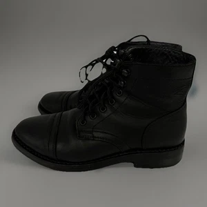 Thursday Captain Everyday Boot Black Leather Lace Up Men's Size 7.5 - Picture 1 of 8