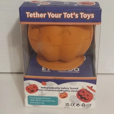 Suction Cup Pumpkin Toy Holder For High Chair  Teething Toy Holder NEW in Box - Image 1 of 4