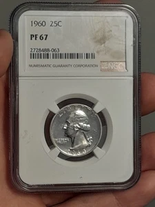 1960 Washington Quarter NGC PF67 - Picture 1 of 4