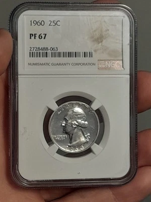 1960 Washington Quarter NGC PF67 - Image 1 of 4