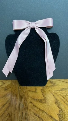 Shashi x Revolve Satin Hair Bow Clip in Pink, $68 NEW, 80% OFF! - Image 1 of 2