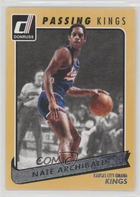2015-16 Panini Donruss Passing Kings Tiny Archibald Nate Archibald #17 HOF - Image 1 of 2