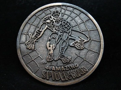 OB05156 HEBILLA DE CINTURÓN SUPERHÉROE MARVEL VINTAGE AÑOS 70 **EL INCREÍBLE HOMBRE ARAÑA** Foto 1 de 2