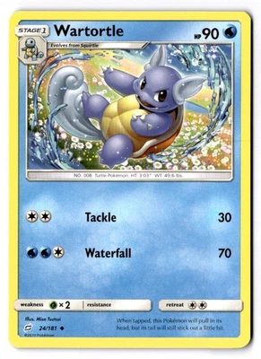 Pokémon - Wartortle SM - Team Up 24/181 NM - Image 1 of 2
