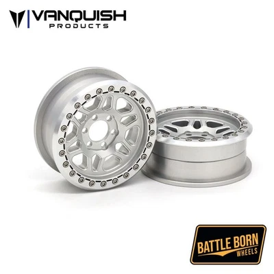 Vanquish VPS08241 2.2 Aluminum Battle Born Beadlock Wheels Kilo (2) - Clear - Image 1 of 2