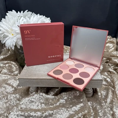 Morphe 9V Vintage Rose Artistry Palette  11.1g/ 0.39oz  NEW IN BOX - Image 1 of 4