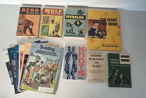 Vintage Pfadfinder von Amerika Handbücher Jungpfadfinder Webelos Posten von 7 plus Magazin - Bild 1 von 24