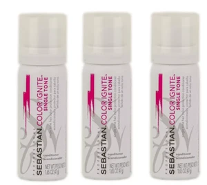 Lot 3 Sebastion Ignite Single Tone Hair Color Protection Conditioner 5oz Travel - Picture 1 of 1