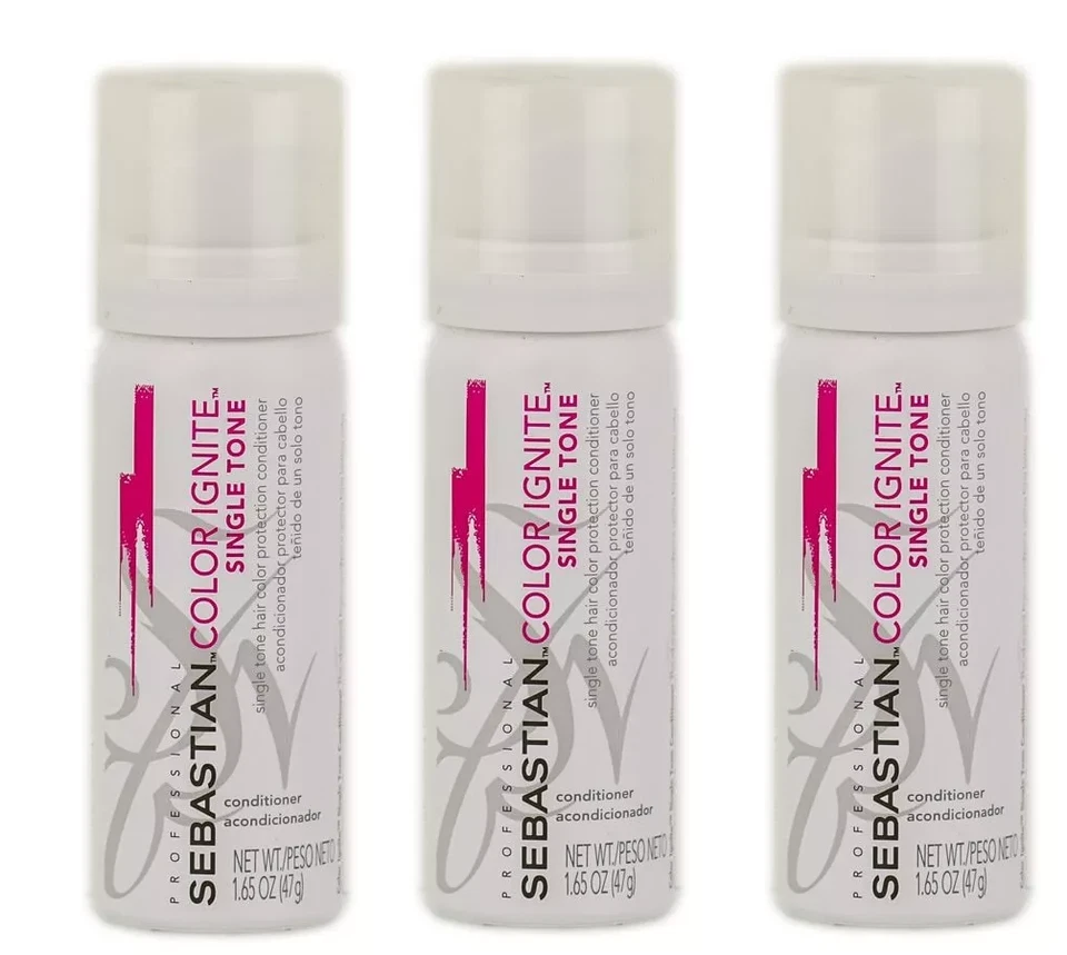 Lot 3 Sebastion Ignite Single Tone Hair Color Protection Conditioner 5oz Travel - Image 1 of 1