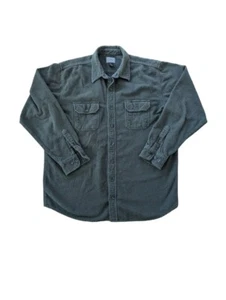C.E. Schmidt Workwear flannel shirt or shacket, olive green warm 100% cotton - Picture 1 of 10