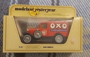 Matchbox Models Of Yesteryear Y 22 - 1930 Ford Model A Van OXO Boxed - Picture 1 of 7