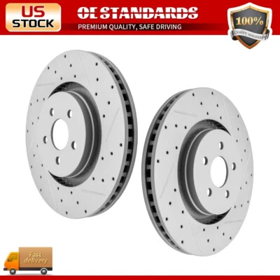 Rotores perforados de disco delantero para Lincoln Nautilus 17-2023 MKZ Continental 2019-2023 Foto 1 de 4