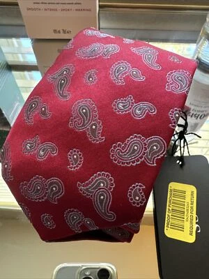 Corbata de seda Hugo Boss cachemira nueva con etiquetas Foto 1 de 3