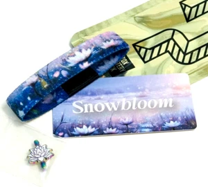 ZOX **SNOWBLOOM** Silver Single SMALL Goldie band w/Card - Picture 1 of 3