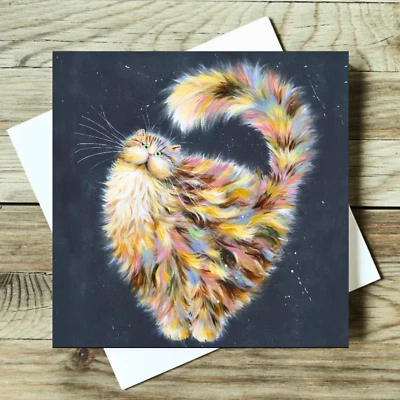 TOMCAT CARDS Funny Cat Greeting Card Patapoufette Kim Haskins Humorous Blank Greetings Cards