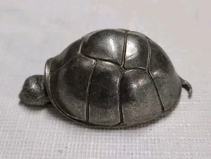 "Tortuga de peltre de Kirk peltre de 2"" pulgadas de largo 757 B3" - Imagen 1 de 4