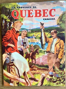 1940s LA PROVINCE DE QUEBEC vintage Canadian tourism book CANADA French, English - Picture 1 of 11