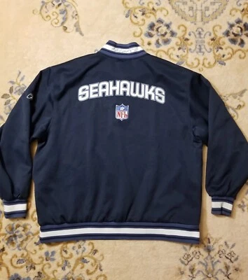 RARE Autographed Seattle Seahawks Matt Hasselbeck Signed Varsity Jacket Y2K - Image 1 of 4