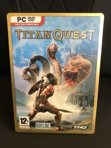 TITAN QUEST PC GAME DVD ROM STEELBOOK EXCELLENT CONDITION MAY BE UNUSED - Picture 1 of 3