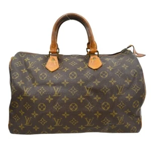 LOUIS VUITTON SPEEDY 35 HANDBAG PURSE MONOGRAM CANVAS M41524 SD XX60026 - Picture 1 of 11