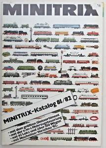 74-seitiger Minitrix-Katalog von 1981/82 - Bild 1 von 1