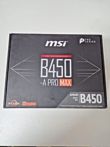 MSI Gaming B450-A PRO MAX ~ ATX Motherboard ~ (AMD Socket AM4) - Picture 1 of 2