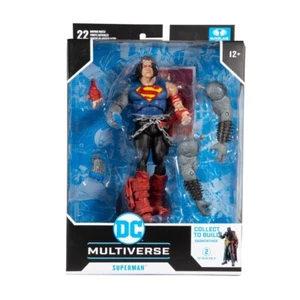 DC Multiverse McFarlane 7" Action Figure - Death Metal Wave - Superman BAF - Picture 1 of 4