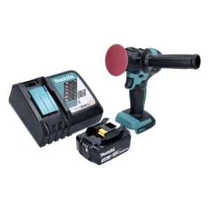 Makita DPV 300 RF1 Akku Schleifer Polierer 18 V Brushless + 1x Akku 3 Ah + Lader - Bild 1 von 4