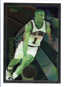 1994-95 Topps Super Sophomore Lindsey Hunter #10 Detroit Pistons - Imagen 1 de 2