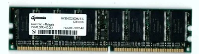 Qimonda HYS64D32300HU-5-C Arbeitsspeicher RAM 256MB PC3200U DDR-400 gebraucht - Bild 1 von 4