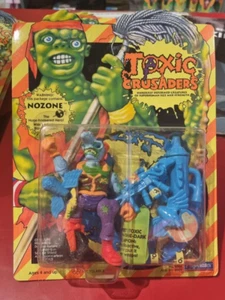 Toxic Crusaders Nozone - Playmates 1991 de colección sin perforar - Imagen 1 de 2