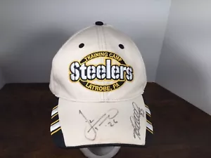 Steelers NFL Training Camp Hat Signed Heath Miller #83 & DeShea Townsend #26 - Picture 1 of 8