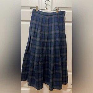Pendleton Womens Skirt Plaid Authentic Tartan Virgin Wool Size 6 USA Vintage - Picture 1 of 10