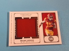 2022 Chronicles Draft Picks Encased Substantial Swatches #EN-DLO Drake London