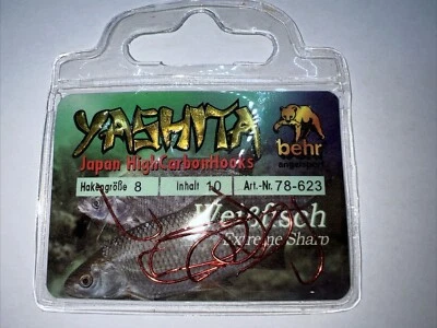 BEHR ANGELSPORT GMBH Weißfisch Haken 10 Stipphaken lose Friedfischhaken Feederhaken Angelhaken Maden